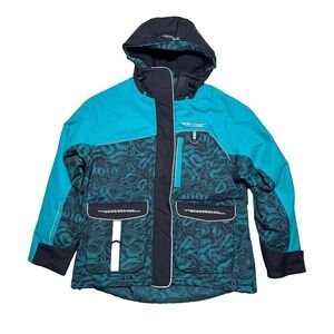 WindRider Ice Jacket Women's XL Turquoise Black Waterproof Windproof